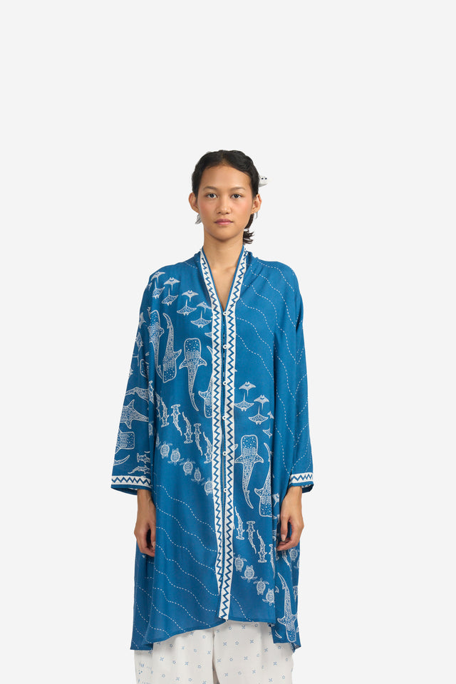 "Samudra Lereng" - Kebaya Panjang