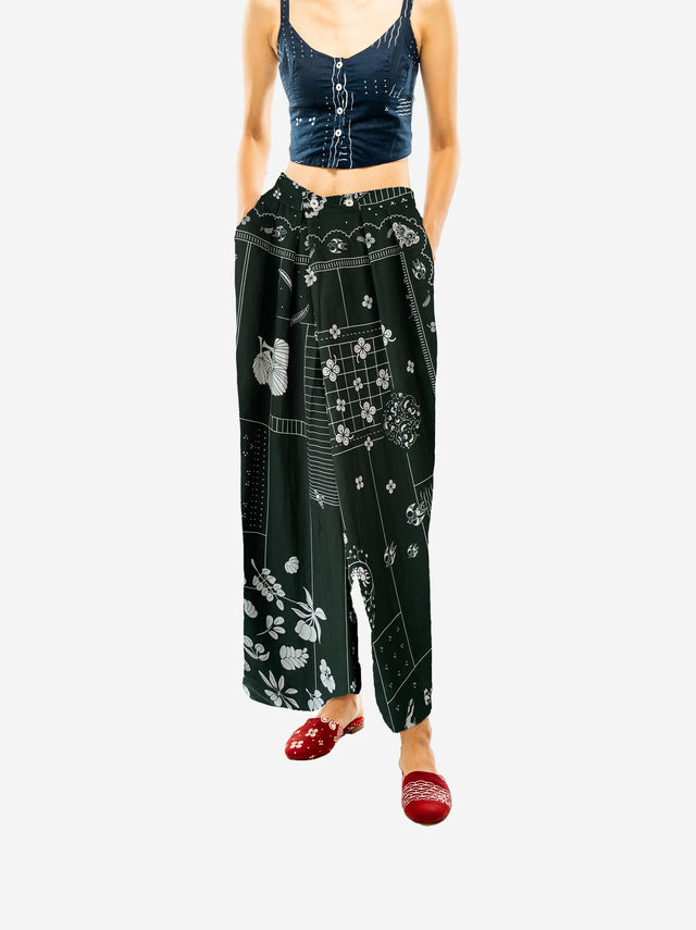 "Tambal" - Two Buttons Maxi Pants