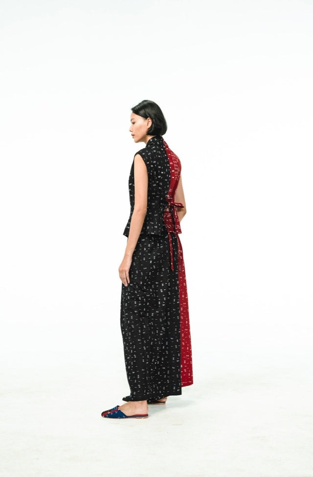 "Bambu" - Two Buttons Maxi Pants