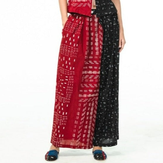 "Bambu" - Two Buttons Maxi Pants