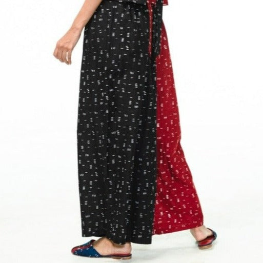 "Bambu" - Two Buttons Maxi Pants