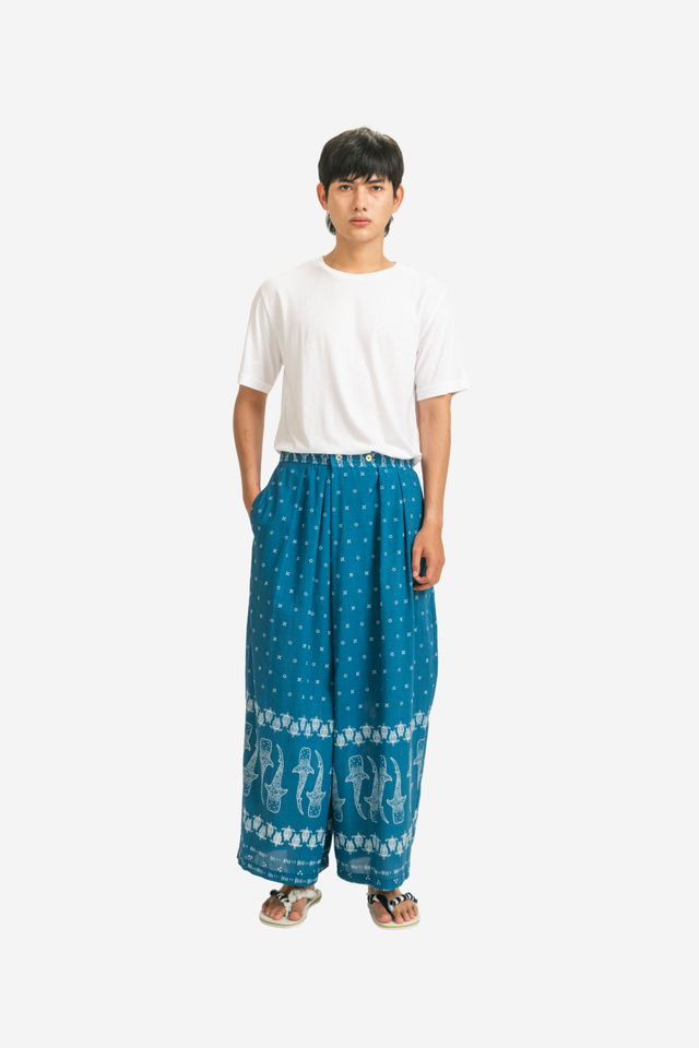 ”Mosaik” - Two Buttons Maxi Pants