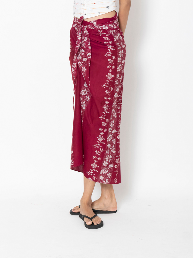 "Sejauh Mata Memandang X Dian Sastrowardoyo" "Tumbuh" Jeda - Wrap Skirt