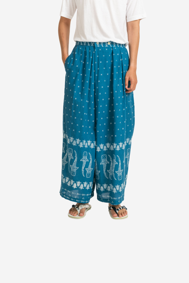 ”Mosaik” - Two Buttons Maxi Pants