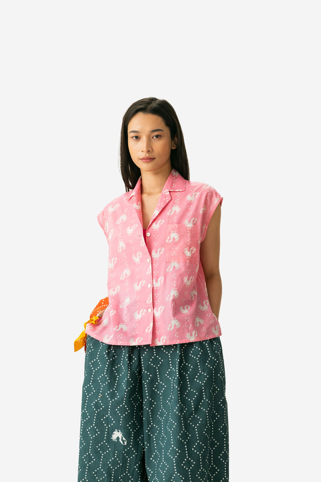 "Puspa" - Padma Sleeveless Shirt