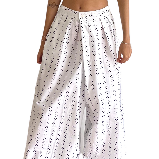 "Bija" - Two Buttons Maxi Pants