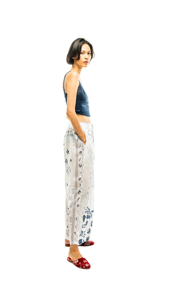 "Tambal" - Two Buttons Maxi Pants