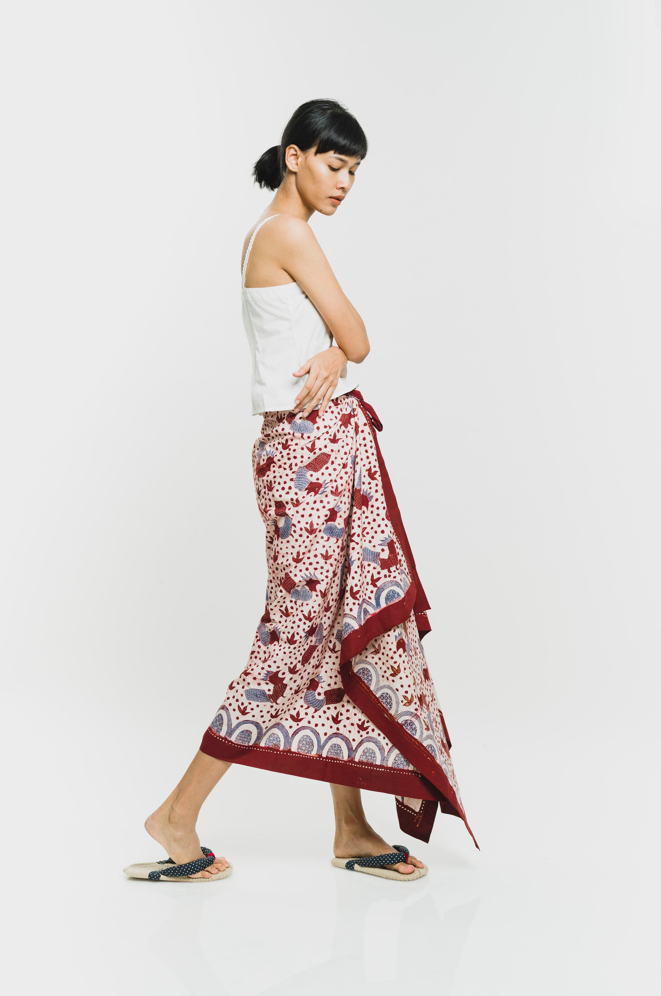 &quot;Pagi Sore&quot; Ayam - Batik Tulis Madura Fabric