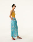 "Ayam" - Two Buttons Maxi Pants