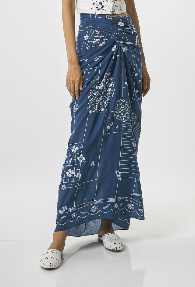 "Tambal" - Wrap Skirt